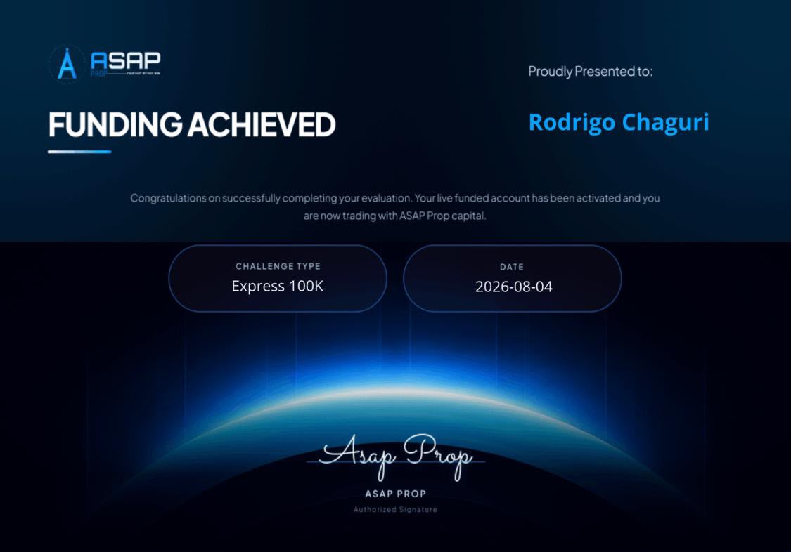 Registro real da ASAP Prop